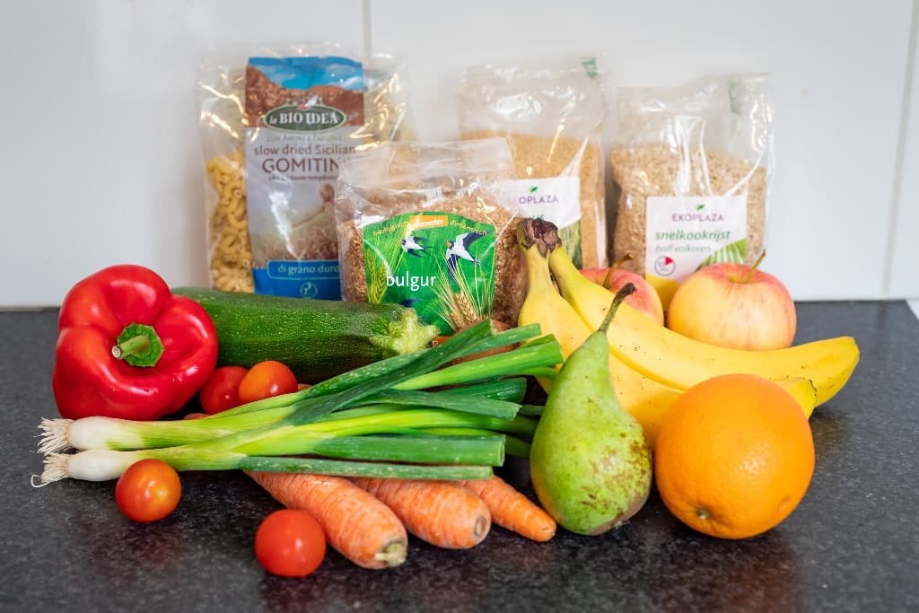 Verse groente, fruit en biologische producten